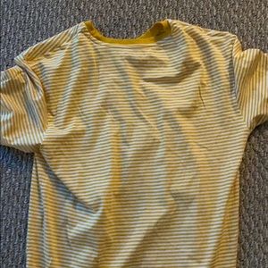 Pacsun Yellow Striped Tee